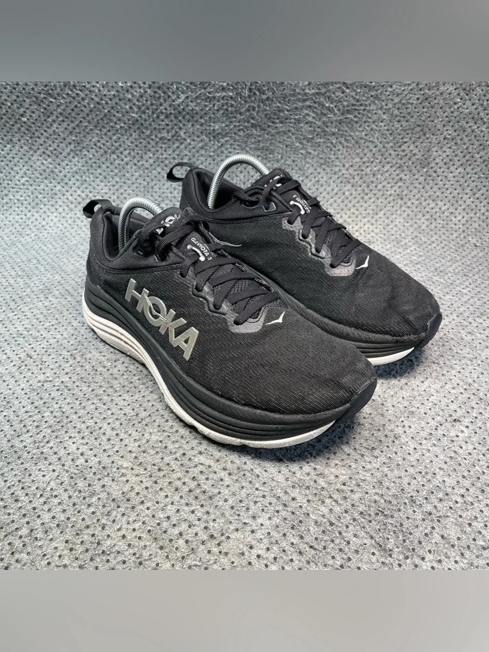 Hoka One One Gaviota 5 Black Running Shoes Size 9 Men’s